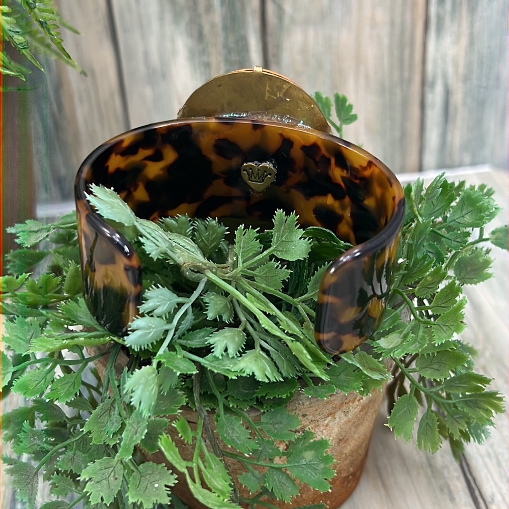 Adorned Crown Artisan Assemblage Tortoise Shell E… - image 2